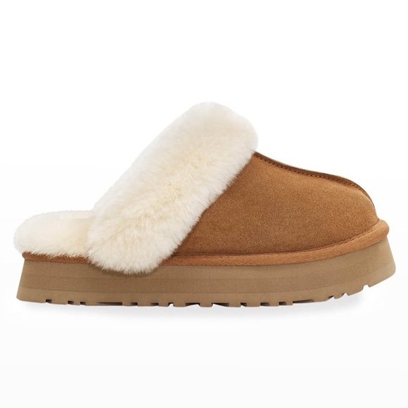 LUCKY BRAND • Chestnut Platform Scuffs Slippers Shoes Includes Box - Picture 3 of 10